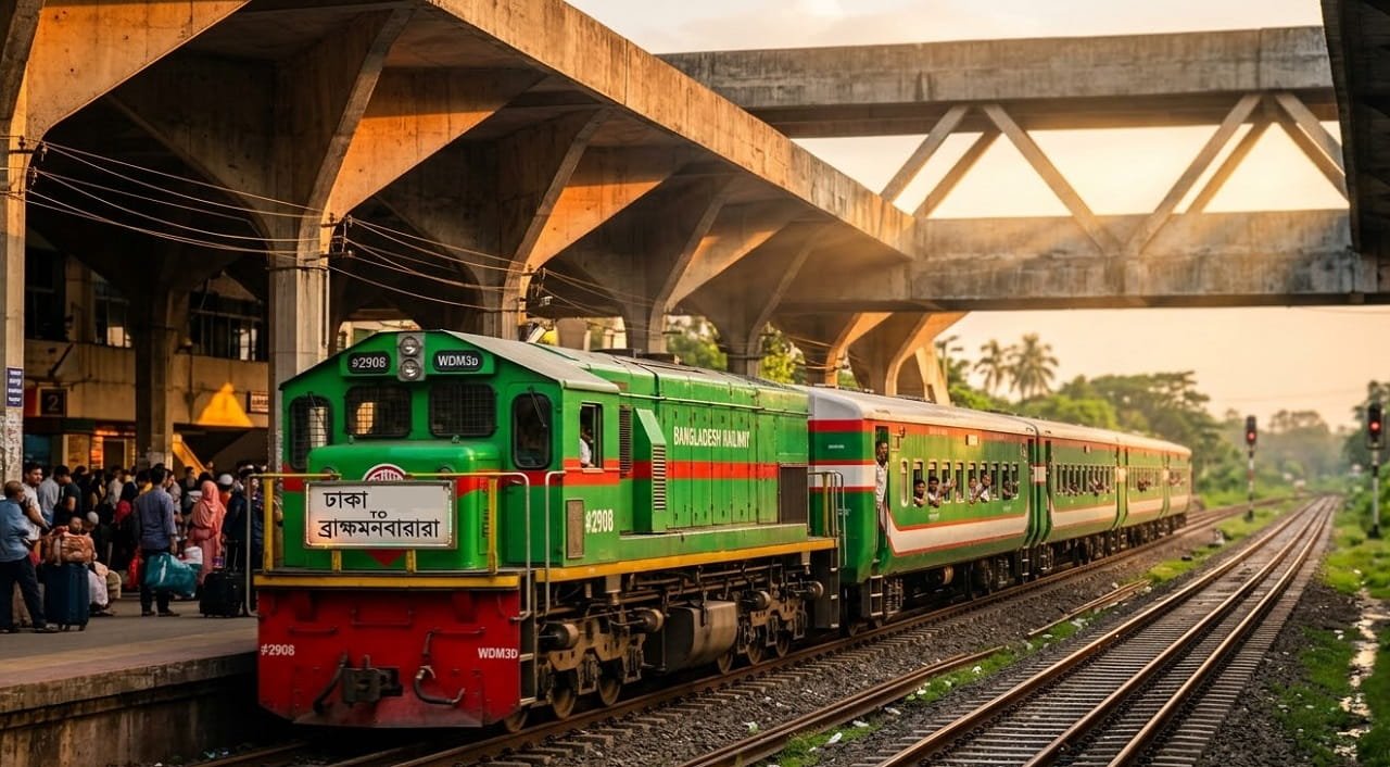 ঢাকা থেকে ব্রাহ্মণবাড়িয়া ট্রেনের সময়সূচী