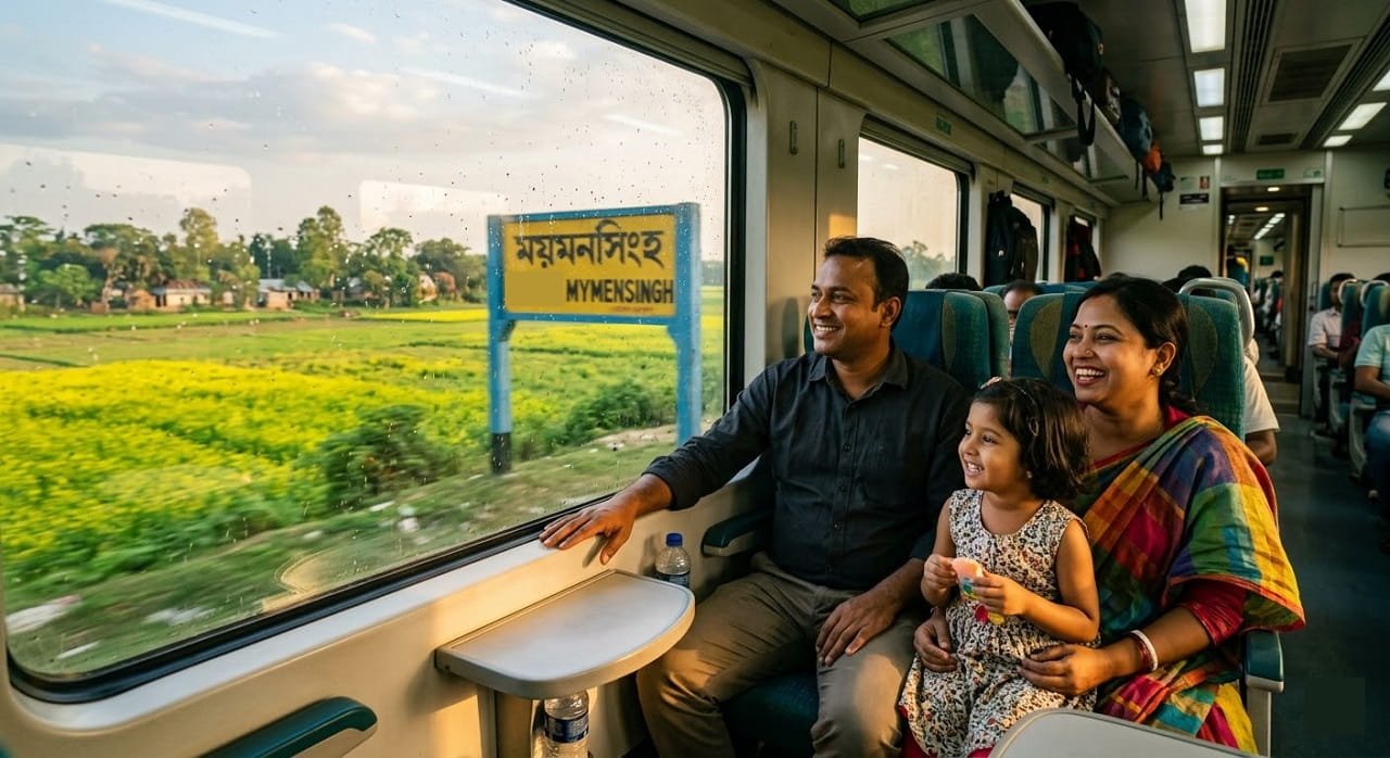 ঢাকা টু ময়মনসিংহ ট্রেনের সময়সূচী