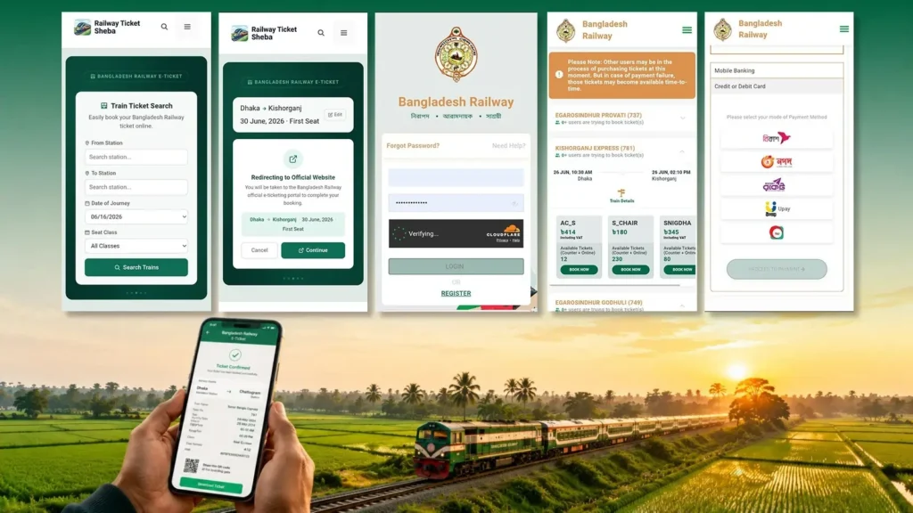 Booking Bangladesh Railway Ticket